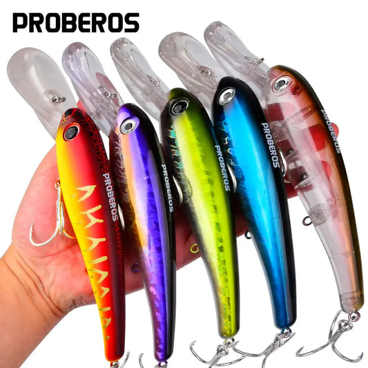 1pc 20cm Floating Fishing Lure with Hooks - Lifelike Artificial Bait for Freshwater and Saltwater Fishing Krouse Supply Co