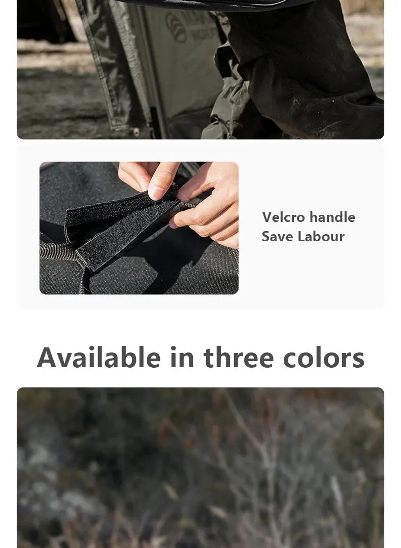 BISINNA Outdoor Camping Bag 26L Folding Gas Tank Storage Bag Picnic Cookwre Container Camp Supplies Adjustable Partition Krouse Supply Co