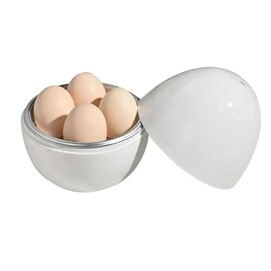 1/4 eggs Microwave Egg Steamer Boiler Cooker Easy Quick 5 Minutes Hard Or Soft Boiled Egg Boiler Kitchen Cooking Tools Krouse Supply Co